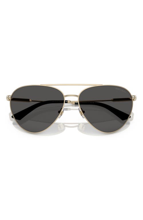 JIMMY CHOO JIMMY CHOO 60MM PILOT SUNGLASSES