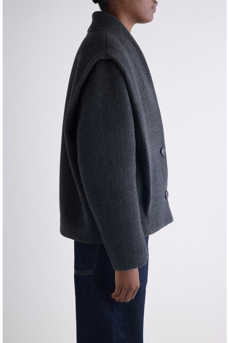 Dyogo Wool Blend Felt Jacket, Alternate, color, ANTHRACITE