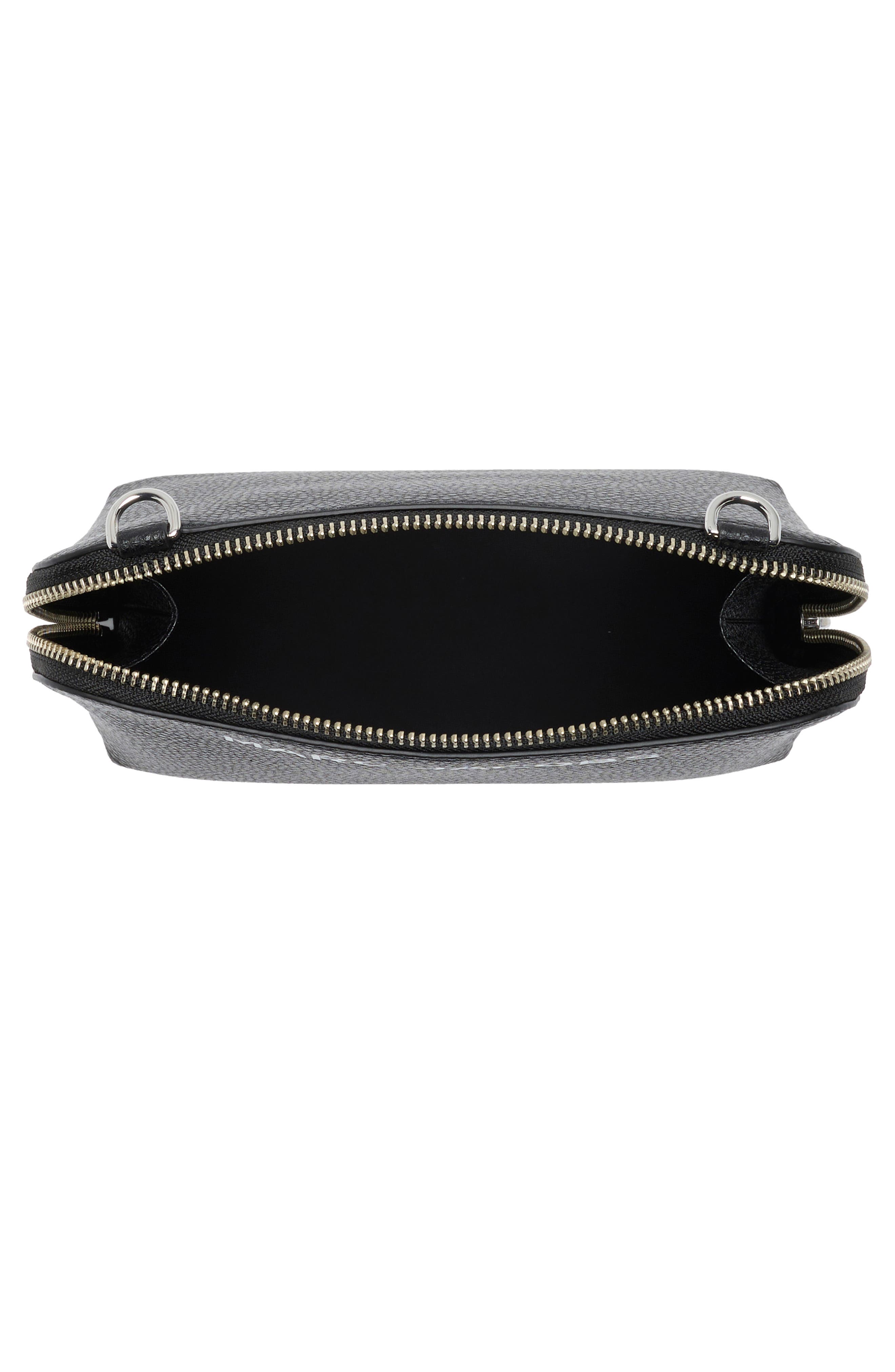 Marc Jacobs Grind Leather Crossbody Pouch, Alternate, color, 