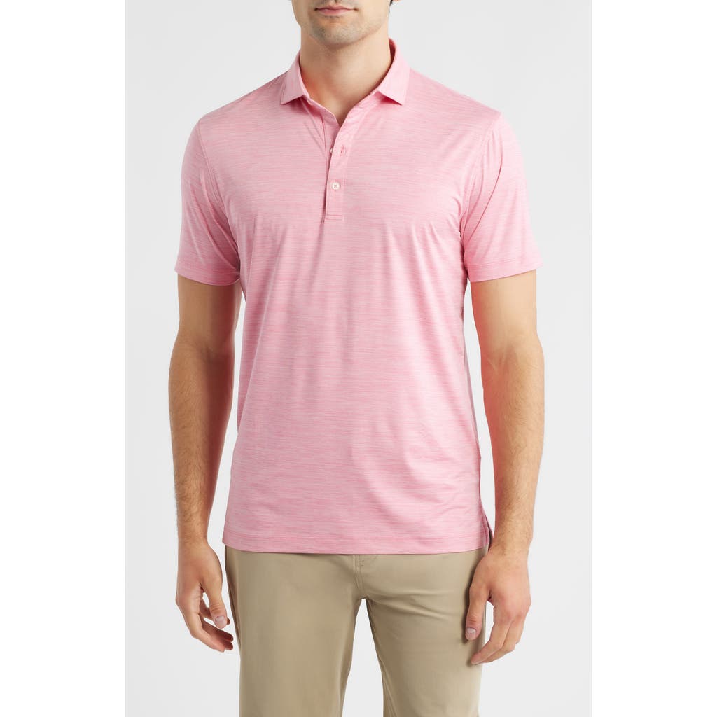 Johnnie-o Huron Prep-formance Polo In Pink