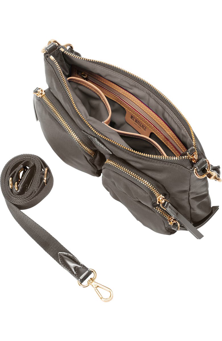 MZ Wallace Petite Chelsea Nylon Shoulder Bag, Alternate, color, Magnet