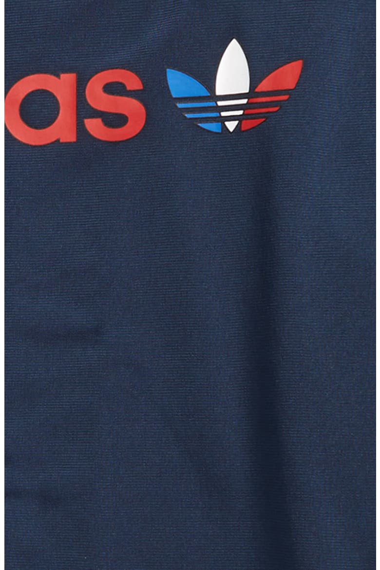 Kids' Primeblue Full Zip Track Jacket, Alternate, color, CREW NAVY