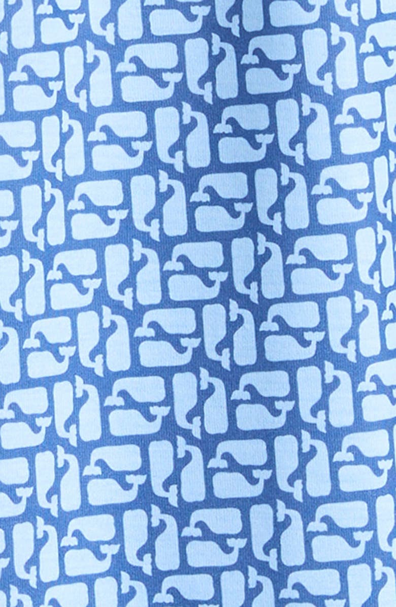 vineyard vines Kids' Knit Pajama Pants, Alternate, color, Puzzle Whale - Moon