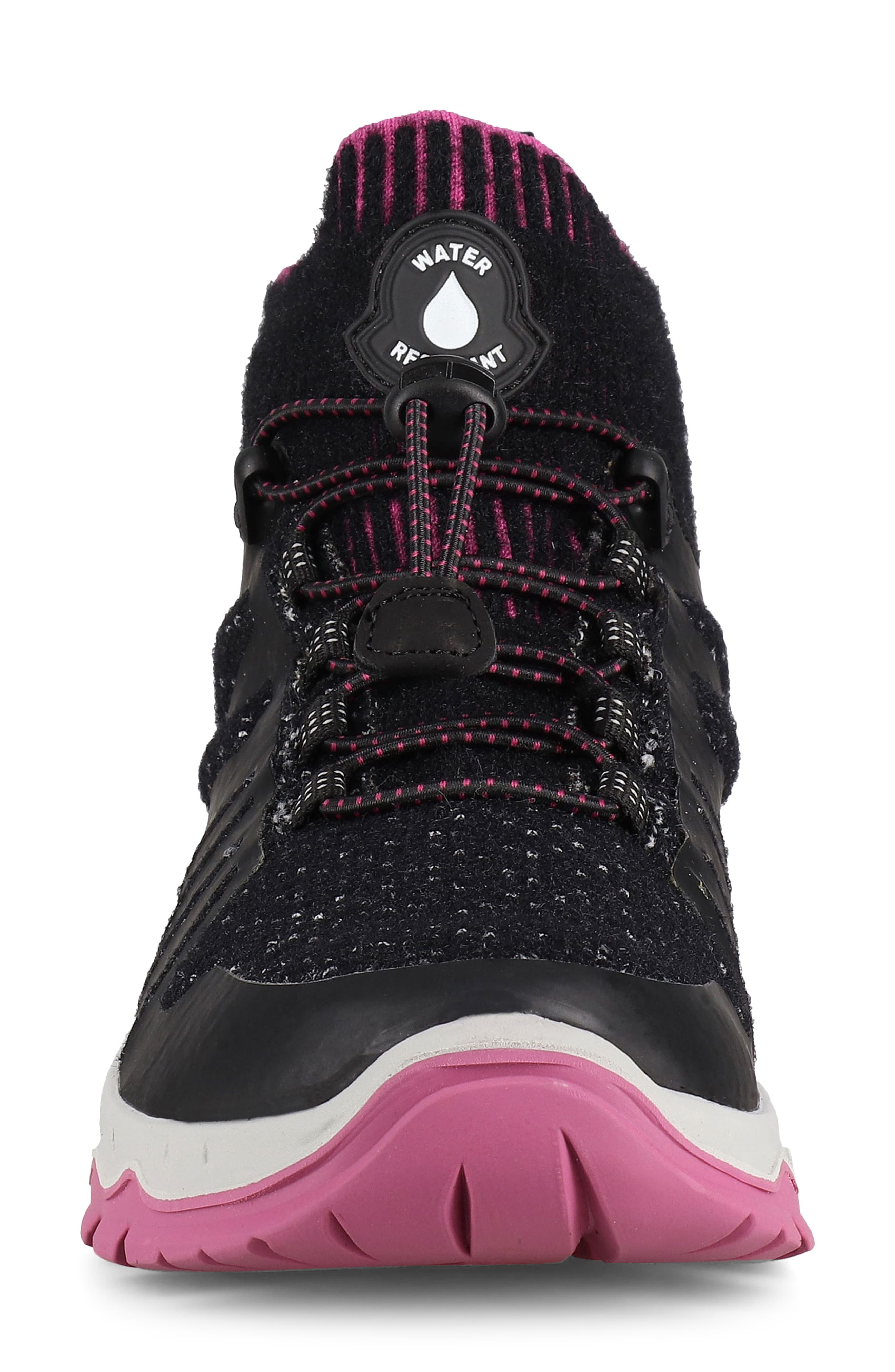 Santana Canada Tallon Waterproof Sneaker, Alternate, color, Black / Fuschia