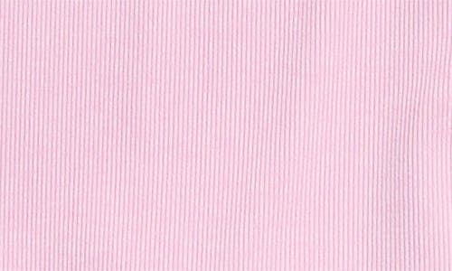 Shop 90 Degree By Reflex Kids' Rib Tank & Ruched Shorts Set In Pink Lavender/black