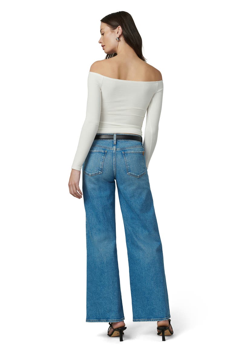 The Devin Off the Shoulder Crop Top, Alternate, color, ECRU