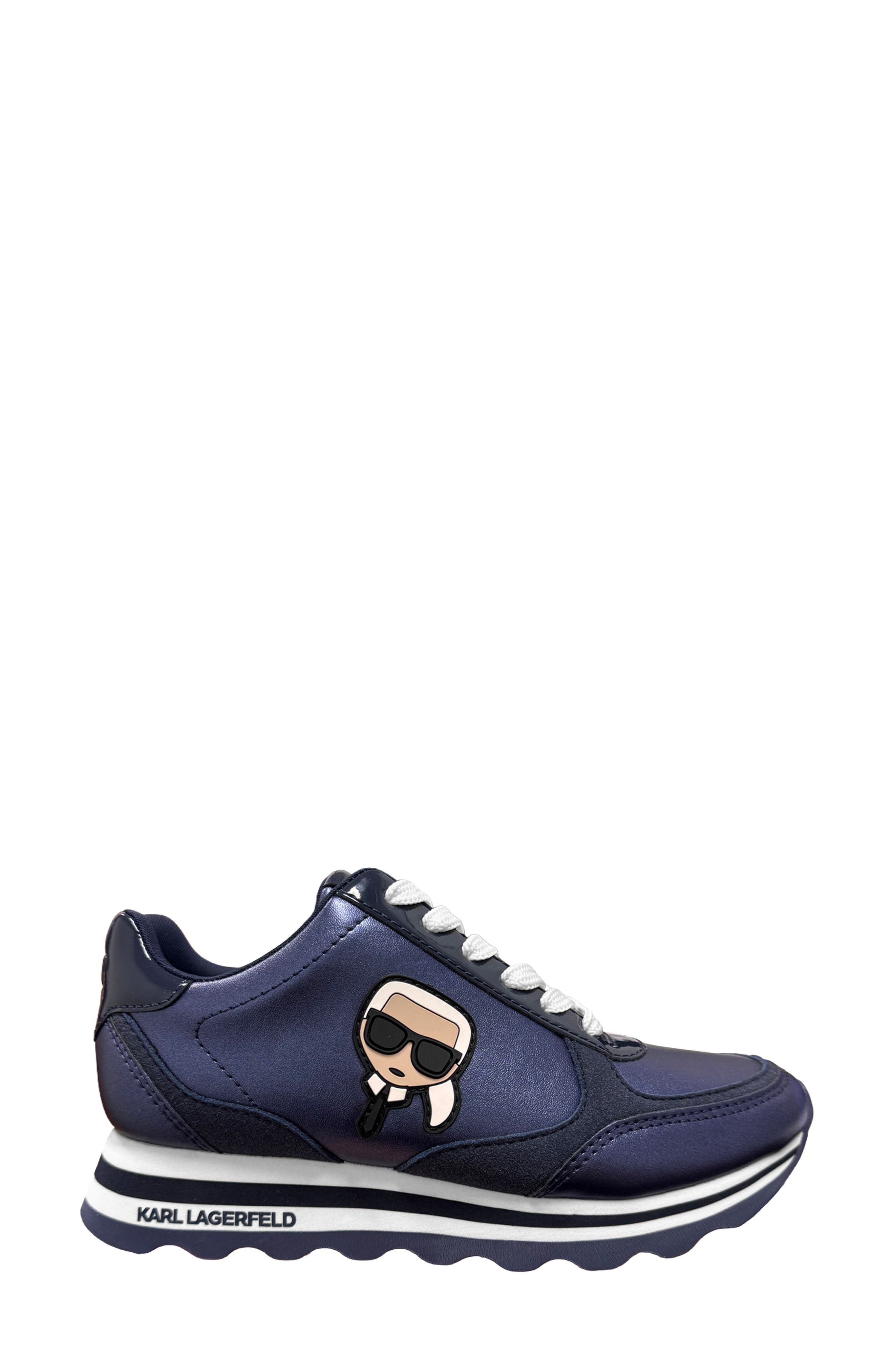 Meade Lace Up Sneaker, Alternate, color, NEW NAVY