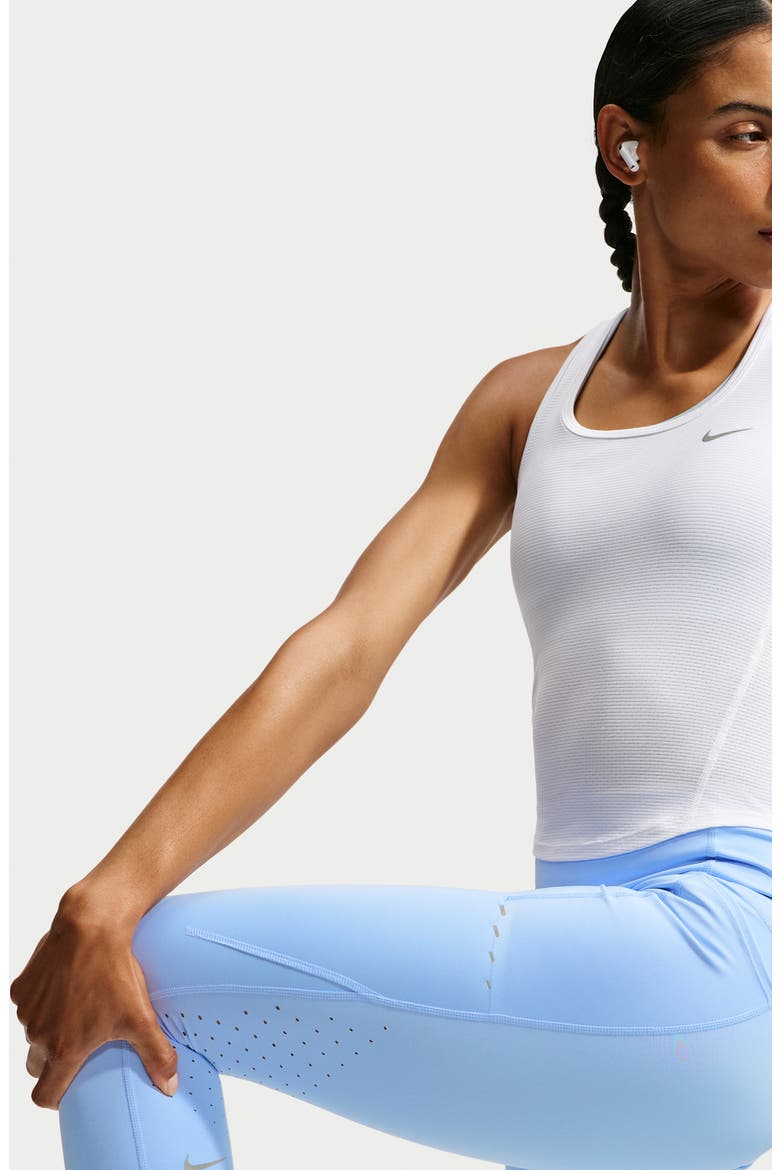 Swift High-Waisted Pocket 7/8 Running Leggings, Alternate, color, ALUMINUM