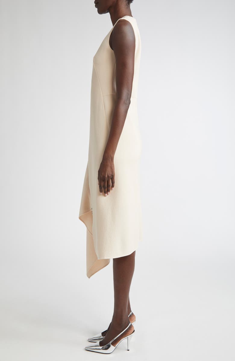 Akris Asymmetric Sleeveless Wool Dress, Alternate, color,