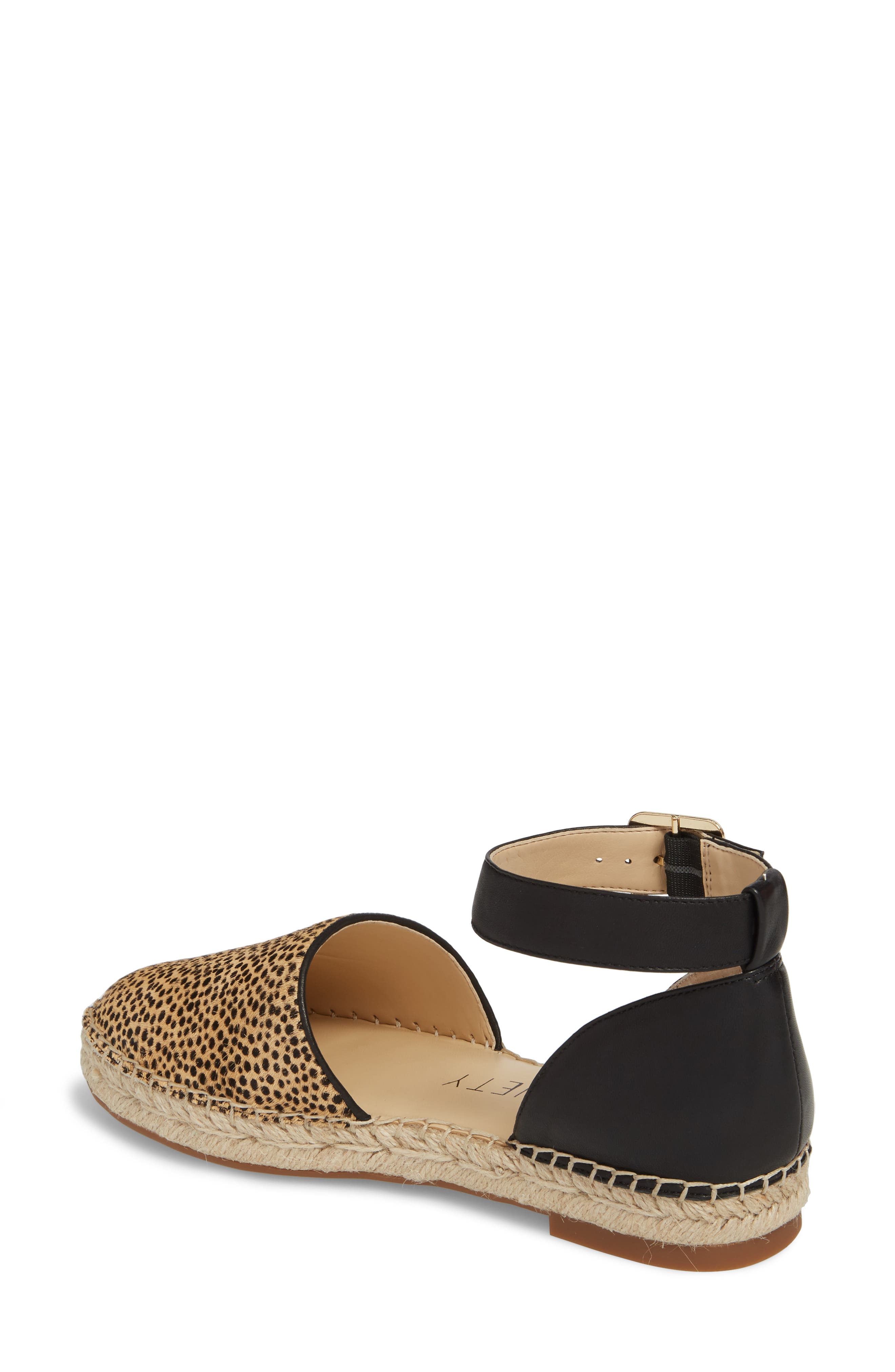 Stacie Genuine Calf Hair Espadrille Sandal, Alternate, color, DOTTED HAIRCALF