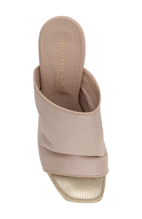 Beautiisoles Lana Slide Sandal In Blush