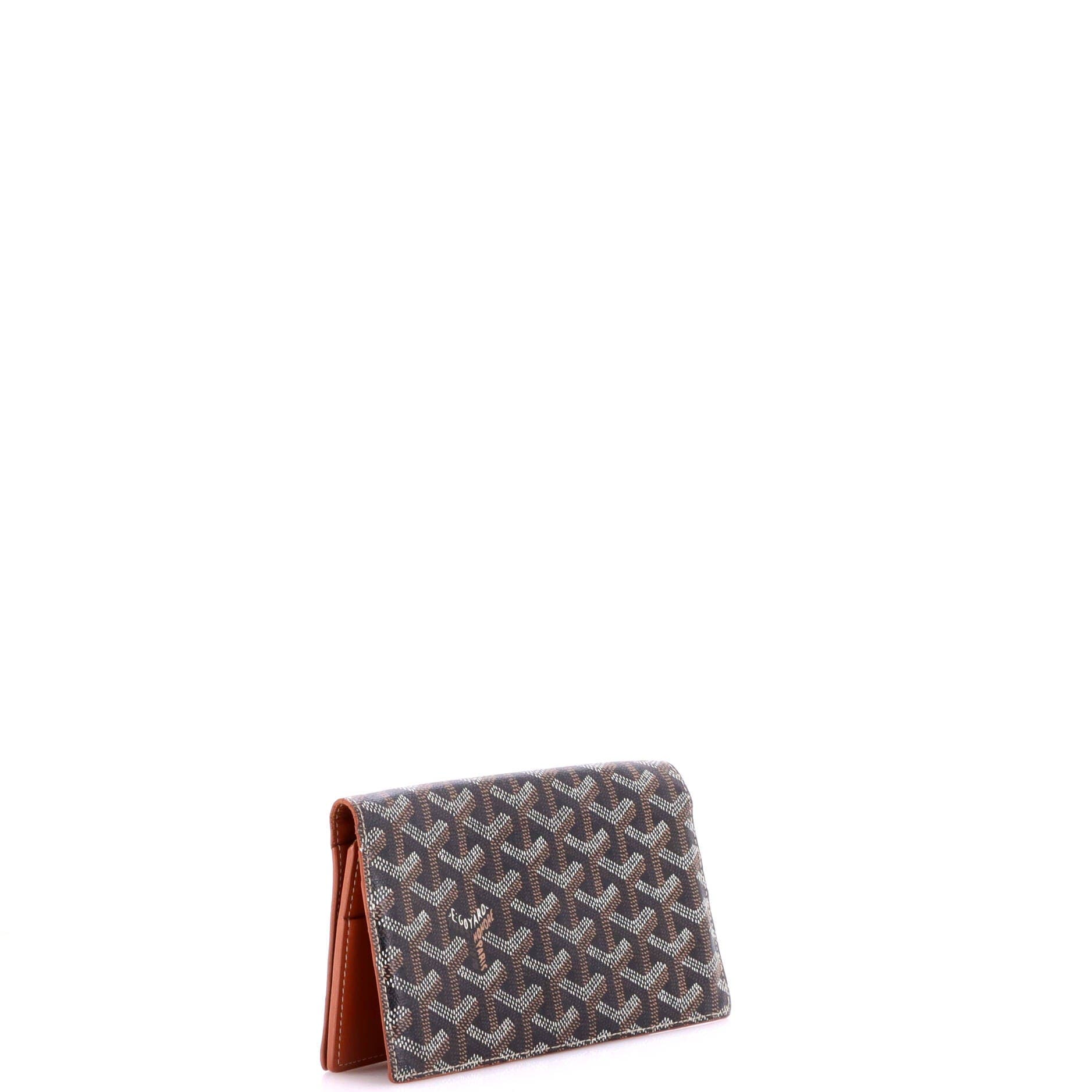 Saint Lambert Wallet Coated Canvas, Alternate, color, Black