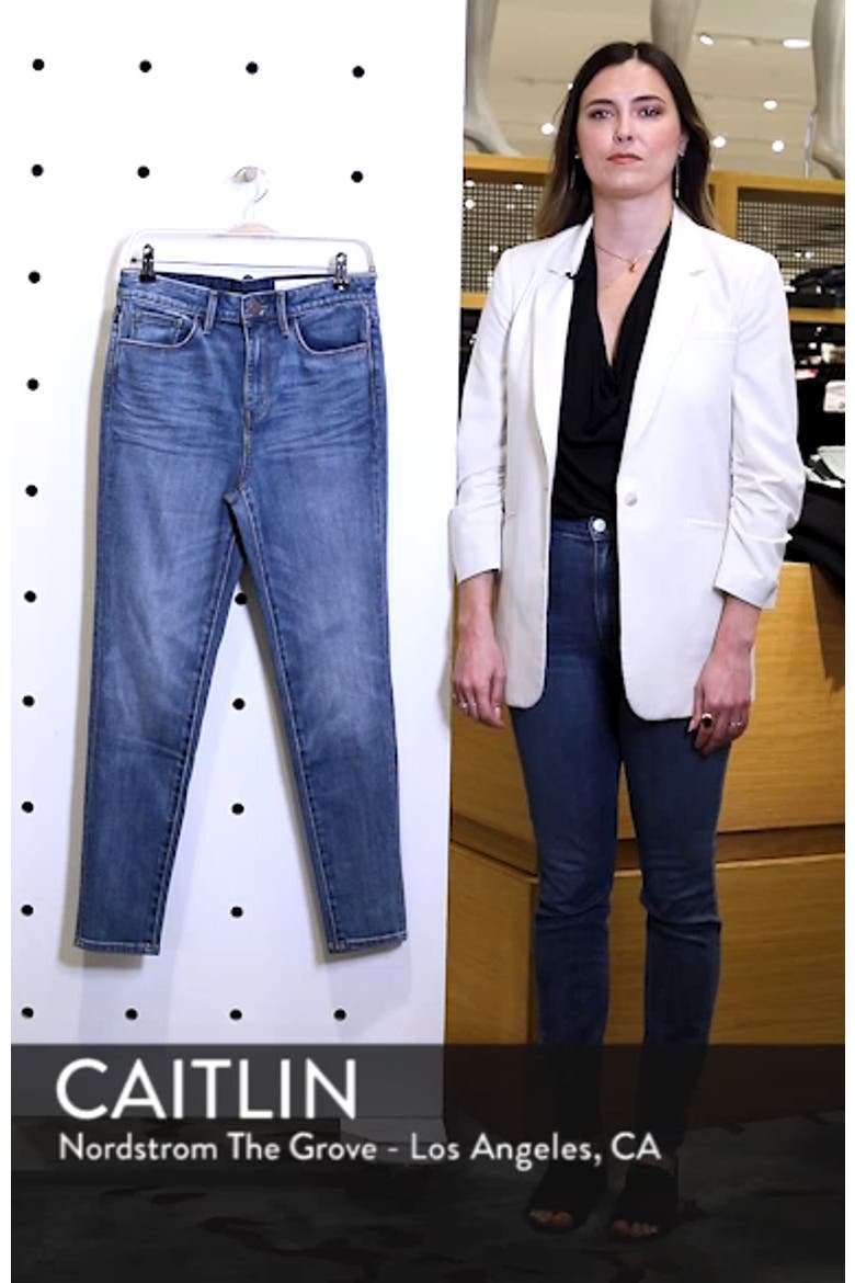 Charity High Waist Skinny Ankle Jeans video