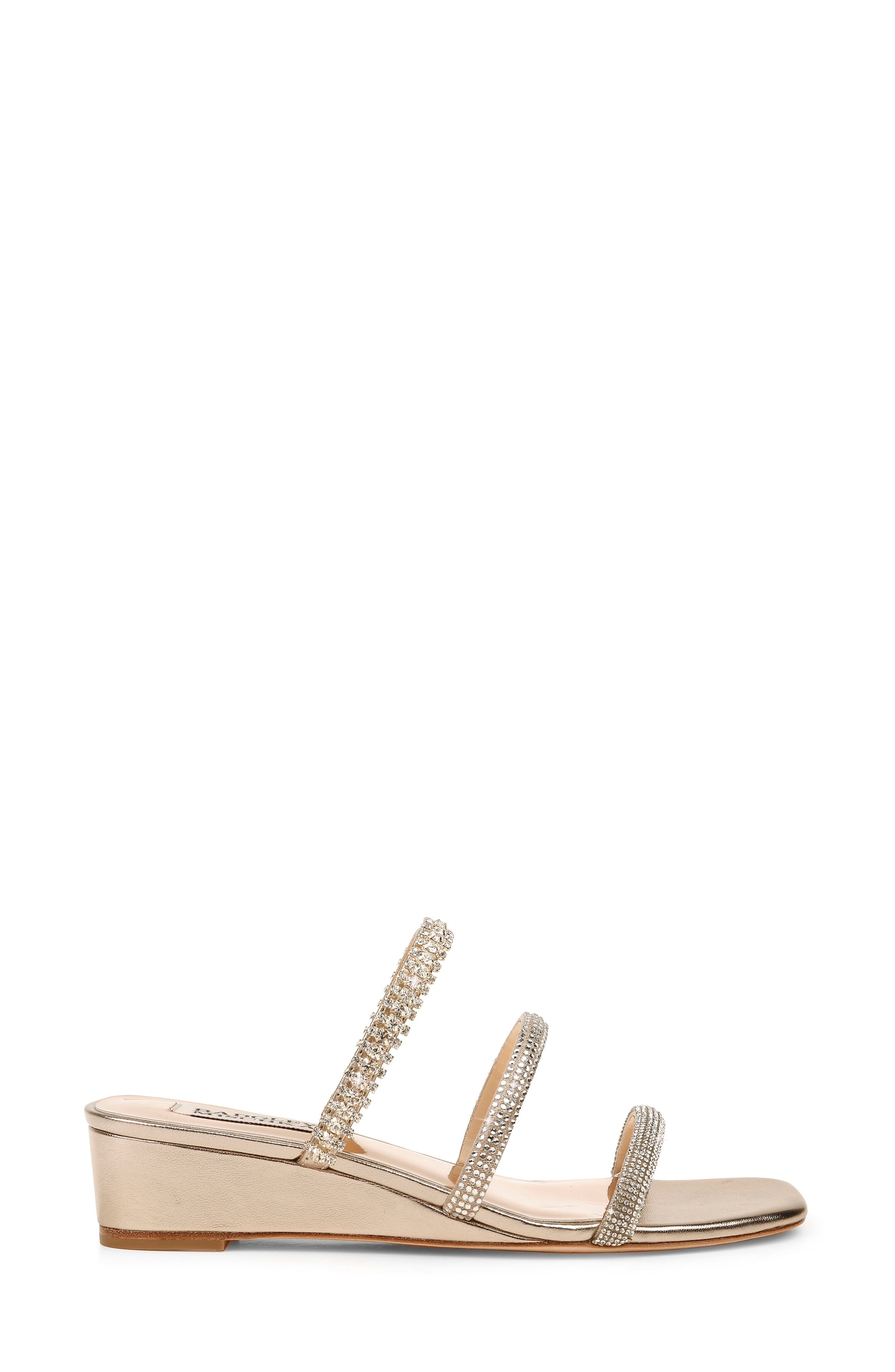 Zofia Strappy Wedge Slide Sandal, Alternate, color, CHAMPAGNE NAPPA LEATHER