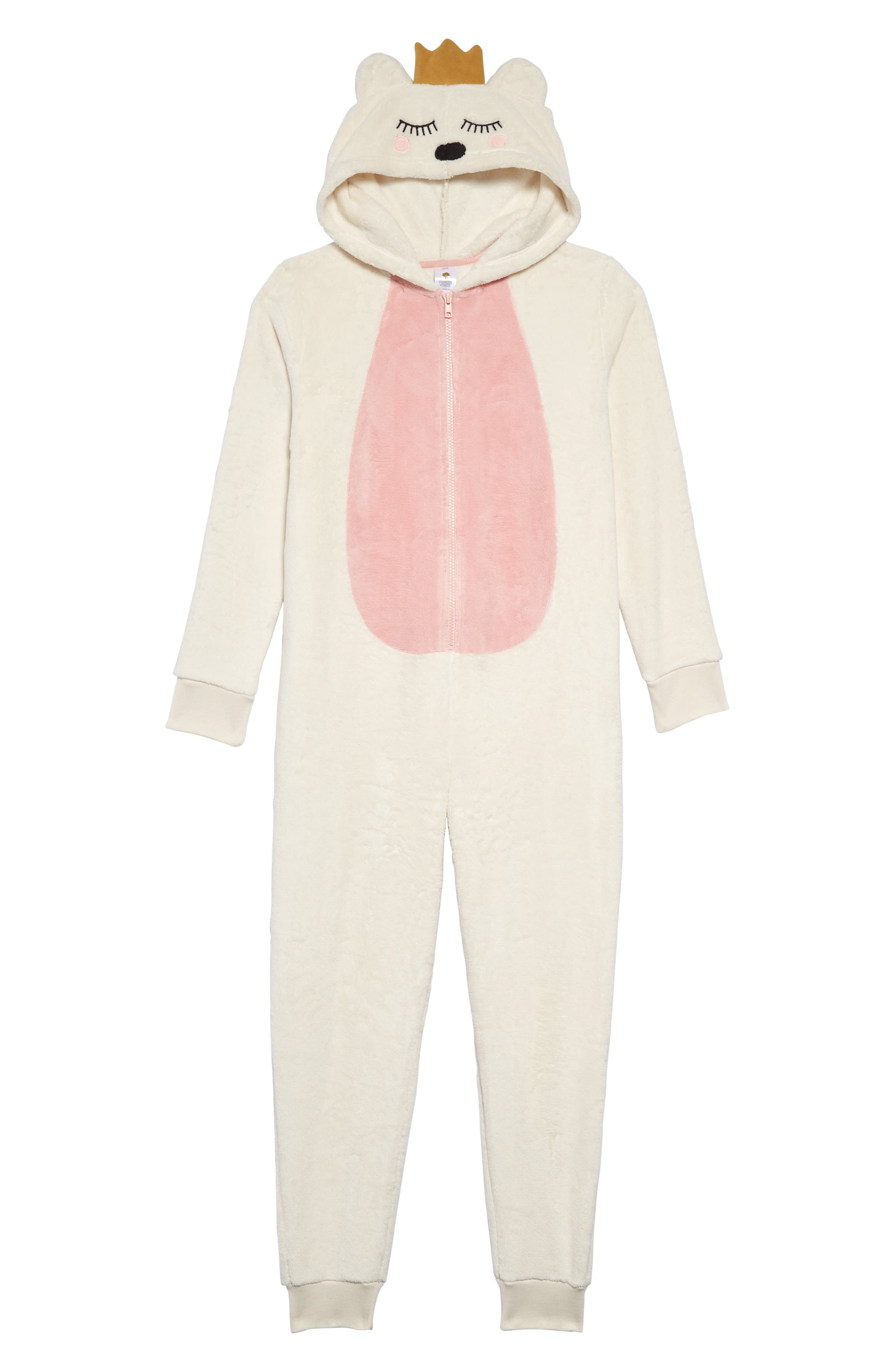 Tucker + Tate Hooded Princess Bear Romper (Women) | Nordstrom