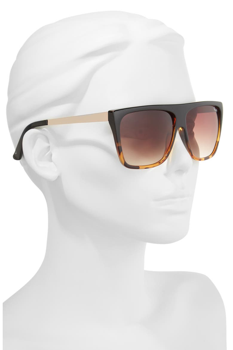 Australia On the Low 60mm Square Sunglasses, Alternate, color, TORT/ BROWN