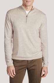 Jack Victor Daniel Quarter-Zip Cotton Sweater