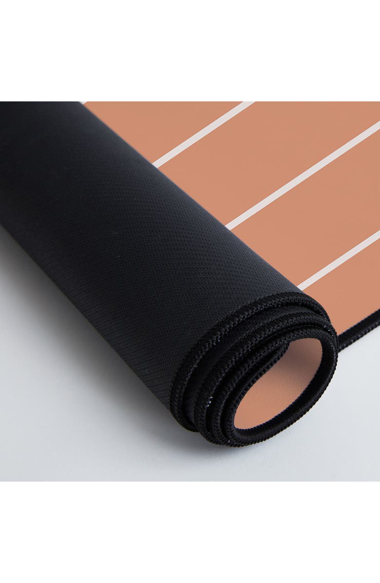 Deny Designs Grid XXV Peach Fuzz Desk Mat, Alternate, color, Orange