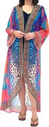 RANEES Color Print Longline Duster