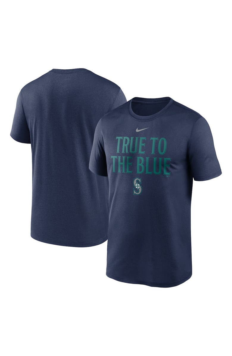 Nike Men's Nike Navy Seattle Mariners Local Club Rep Performance T-Shirt, Main, color, 