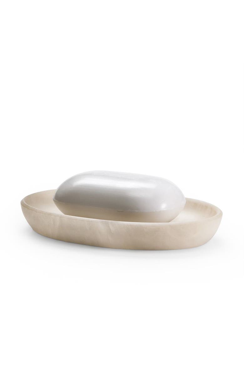 Alisa Cream Soap Dish, Main, color, IVORY
