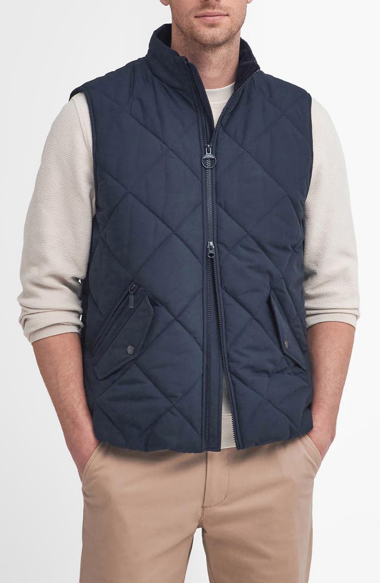 Barbour City Chelsea Quilted Vest, Main, color, 