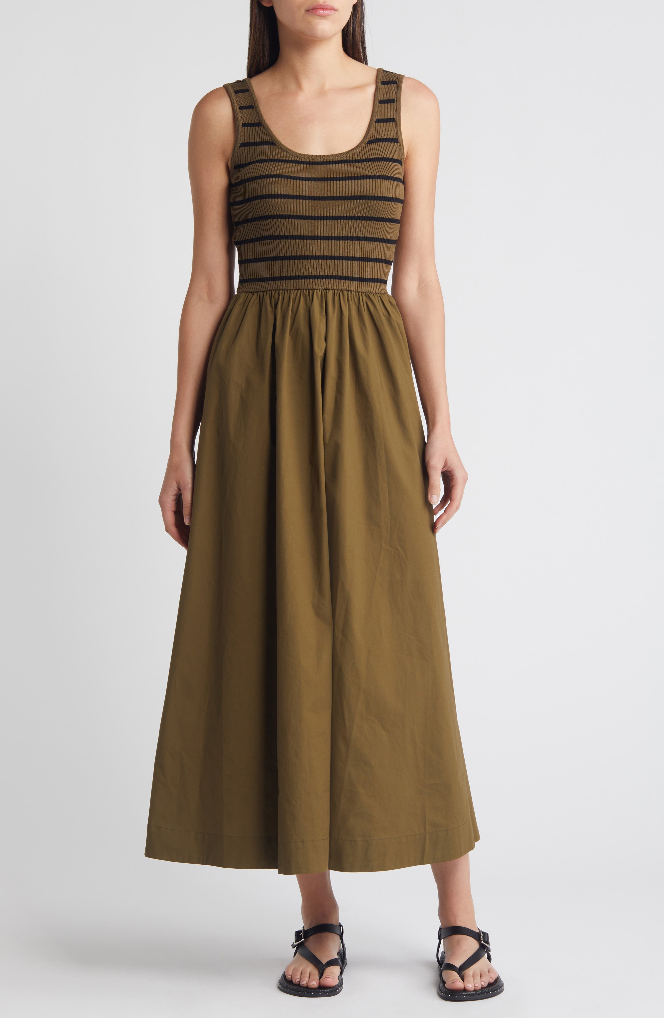 selected OLIVE/ BLACK