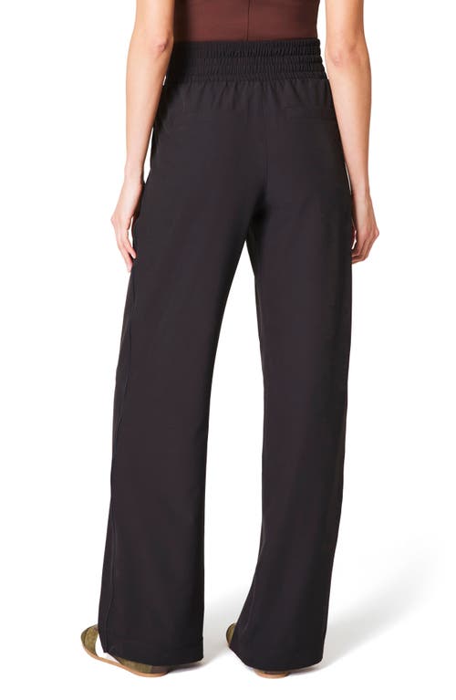 Spanx On The Move Wide Leg Pants In Black