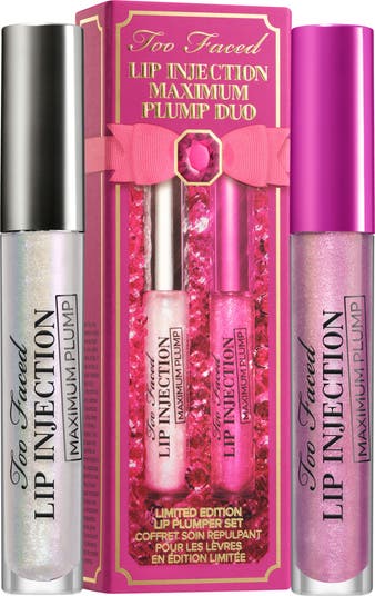 Lip Injection Maximum Plump Lip Gloss Duo $66 Value