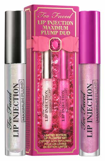 Too Faced Lip Injection Maximum Plump Lip Gloss Duo $66 Value