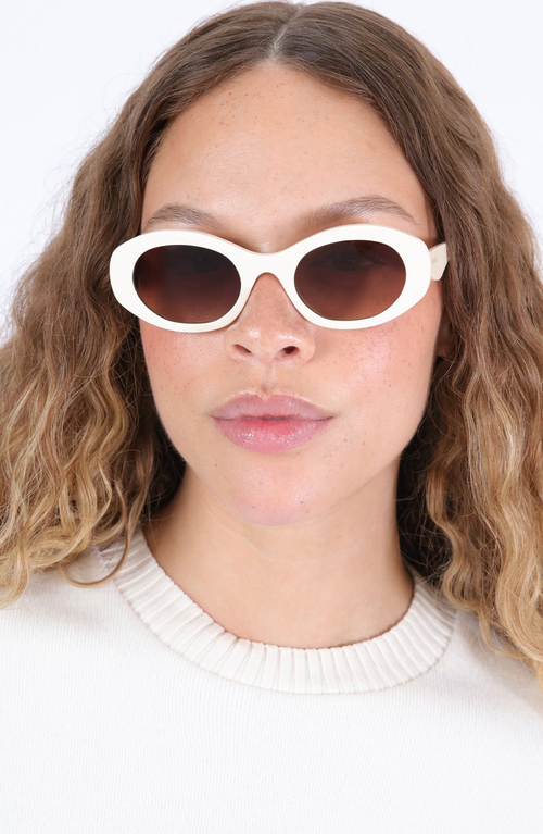 Illesteva Luna Sunglasses In Brown