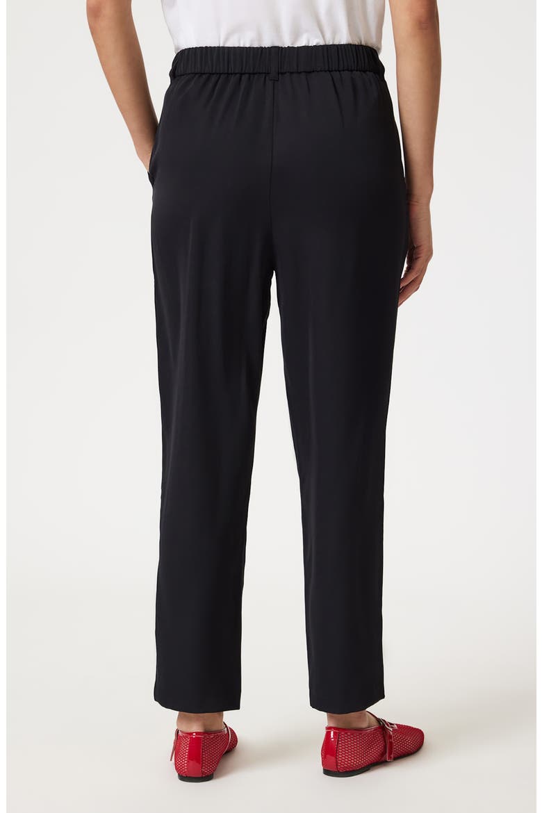 Crop Straight Leg Pants, Alternate, color, BLACK
