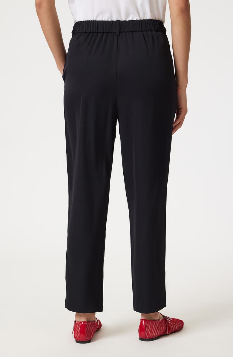 Mavi Jeans Crop Straight Leg Pants, Alternate, color, Black