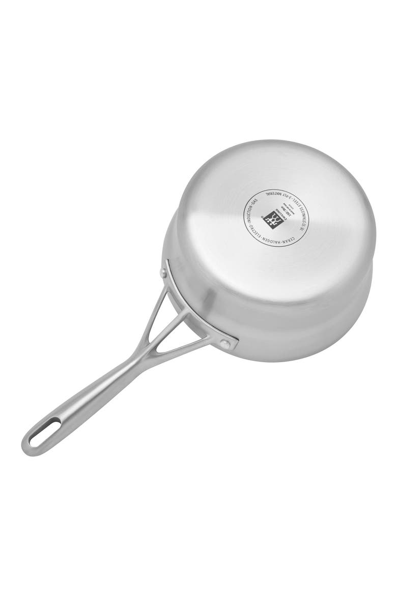 Motion 2.5-Quart Stainless Steel Saucepan with Lid, Alternate, color, STAINLESS STEEL