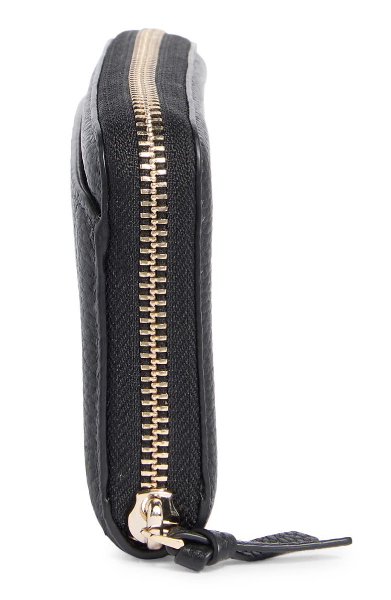 Kate Spade New York slim continental wallet, Alternate, color, Black