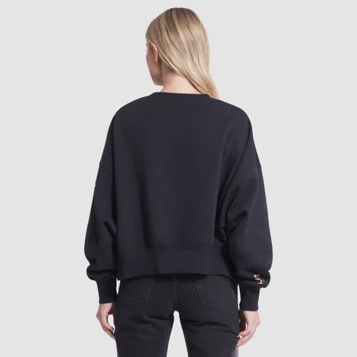 Nike Black San Francisco 49ers 2025 Rivalries Collection Oversized Phoenix Fleece Sweatshirt In Black