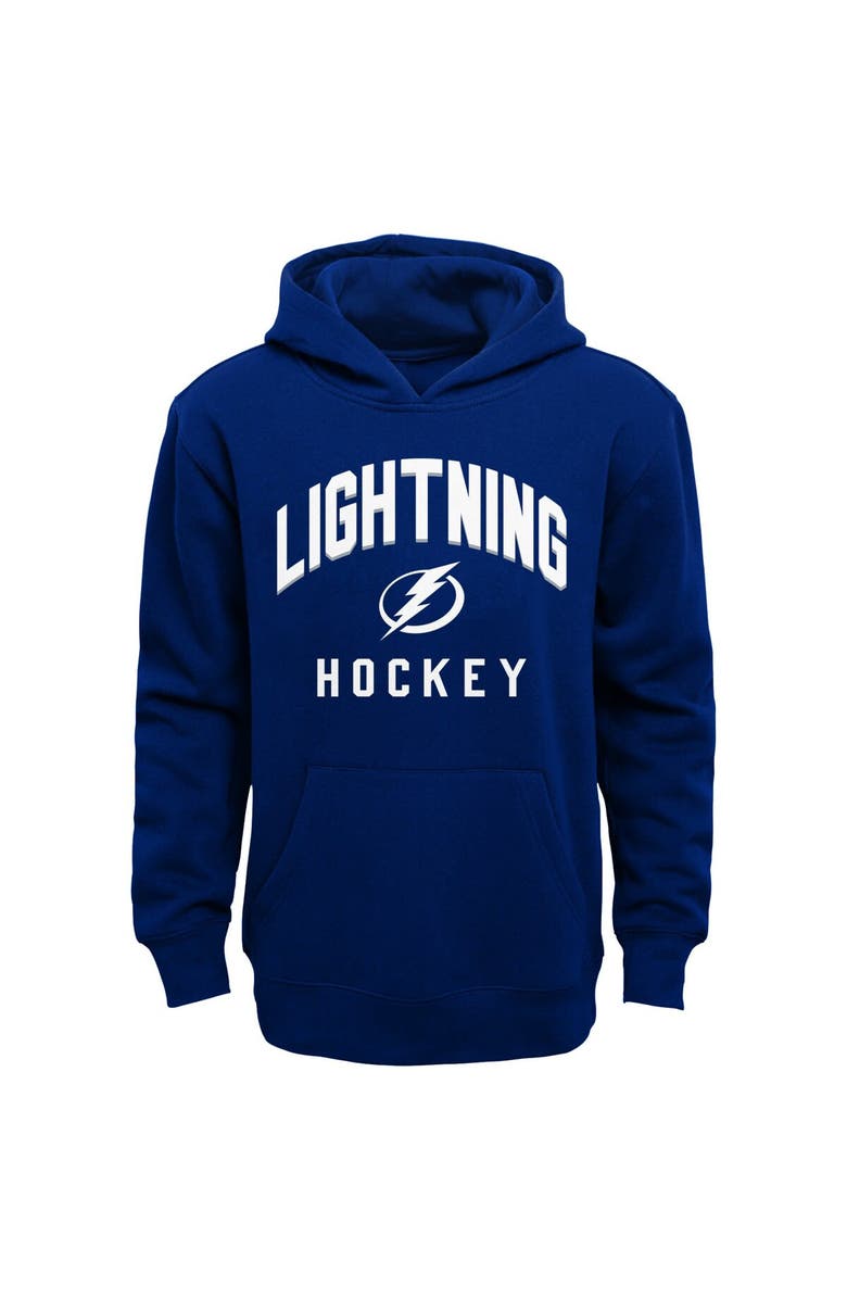 Outerstuff Toddler Blue/Heather Gray Tampa Bay Lightning Play by Play Pullover Hoodie & Pants Set, Alternate, color, Blue