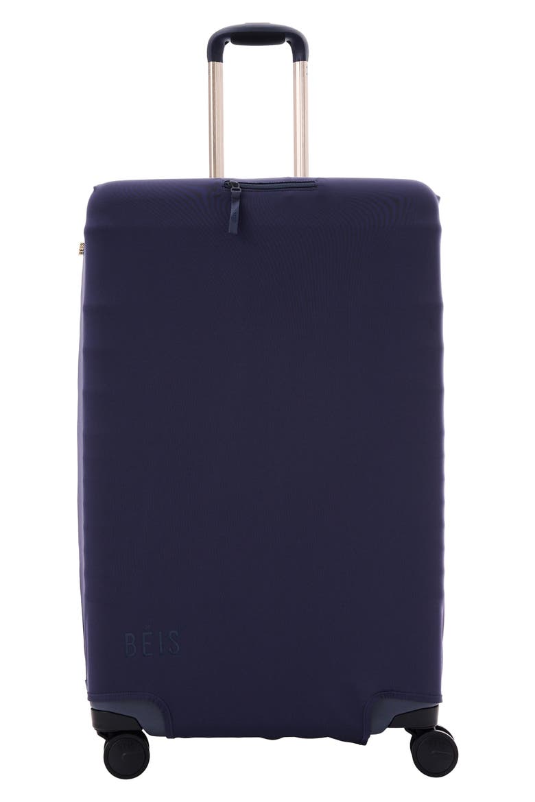 The Large Check-In Luggage Cover, Main, color, NAVY