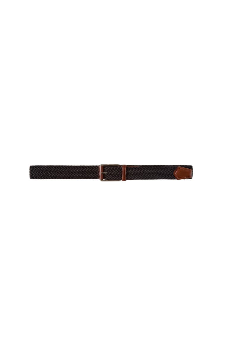 Stretch Nylon Garfield Belt, Alternate, color, Black
