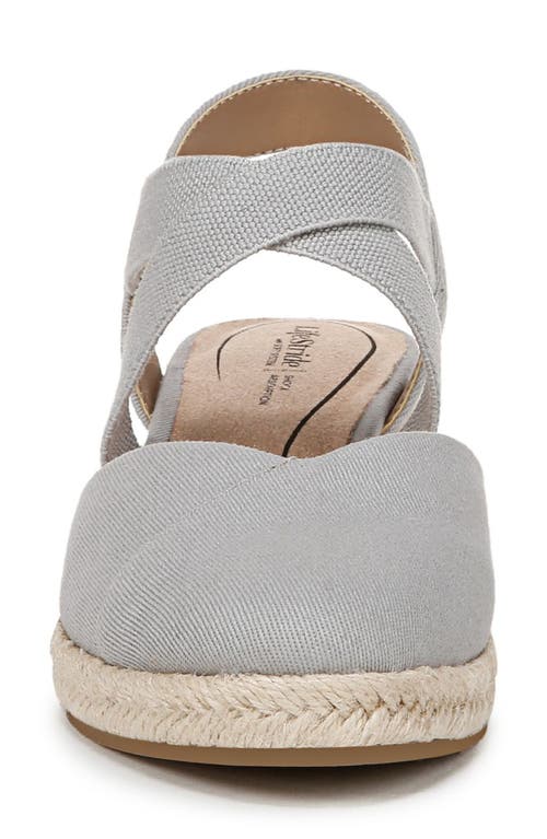 LIFESTRIDE LIFESTRIDE KIMBALL SLINGBACK ESPADRILLE PLATFORM WEDGE 