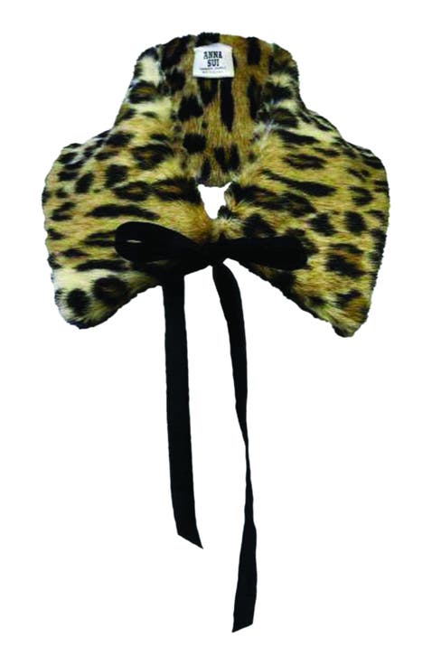 Faux Leopard Collar