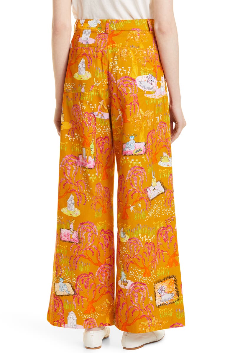 Dauphinette Denim de Dauphinette High Waist Wide Flare Jeans, Alternate, color, 