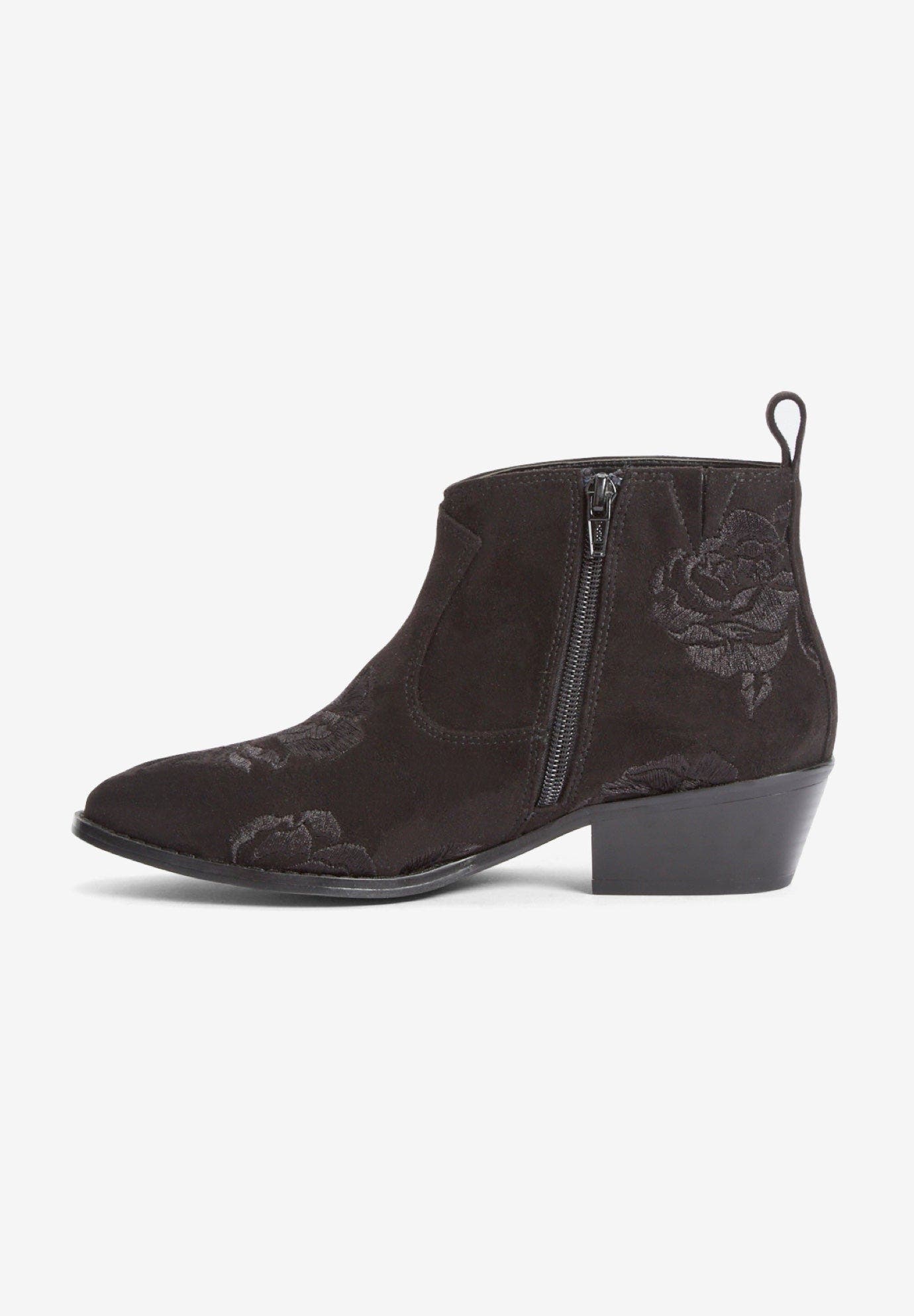 Comfortview The Gwyneth Bootie, Alternate, color, Black