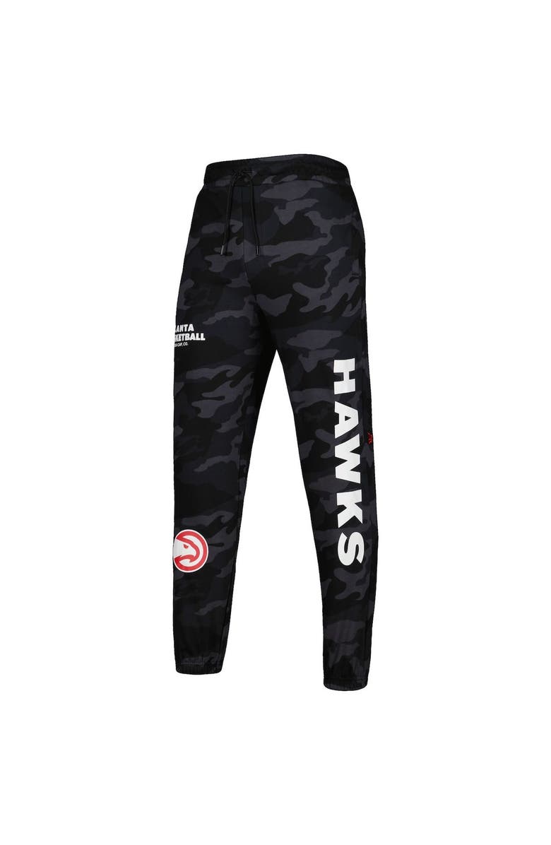 New Era Men's New Era Black/Camo Atlanta Hawks Tonal Joggers, Alternate, color, Black
