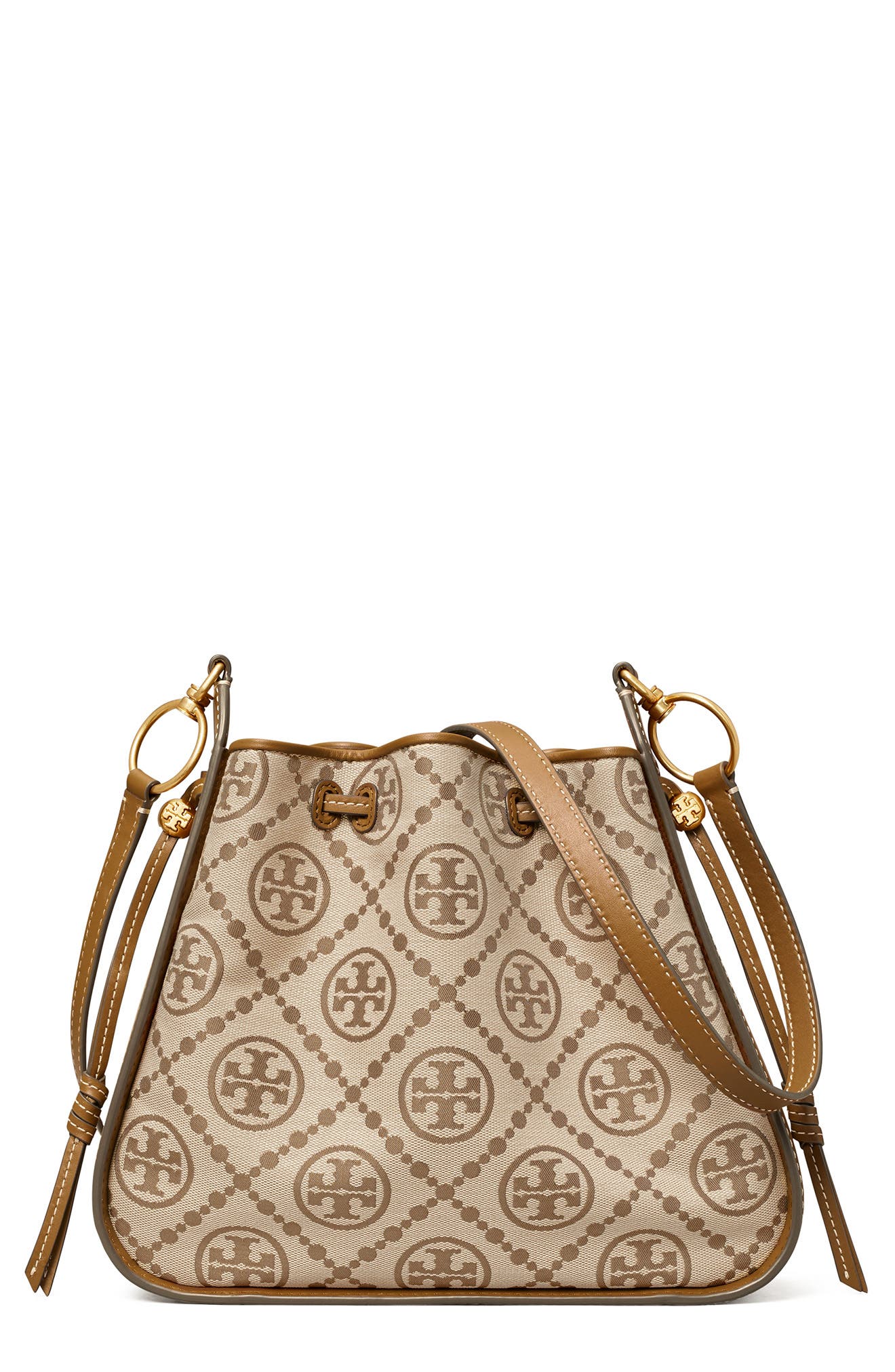 Tory Burch T Monogram Jacquard Bell Bag, Main, color, 