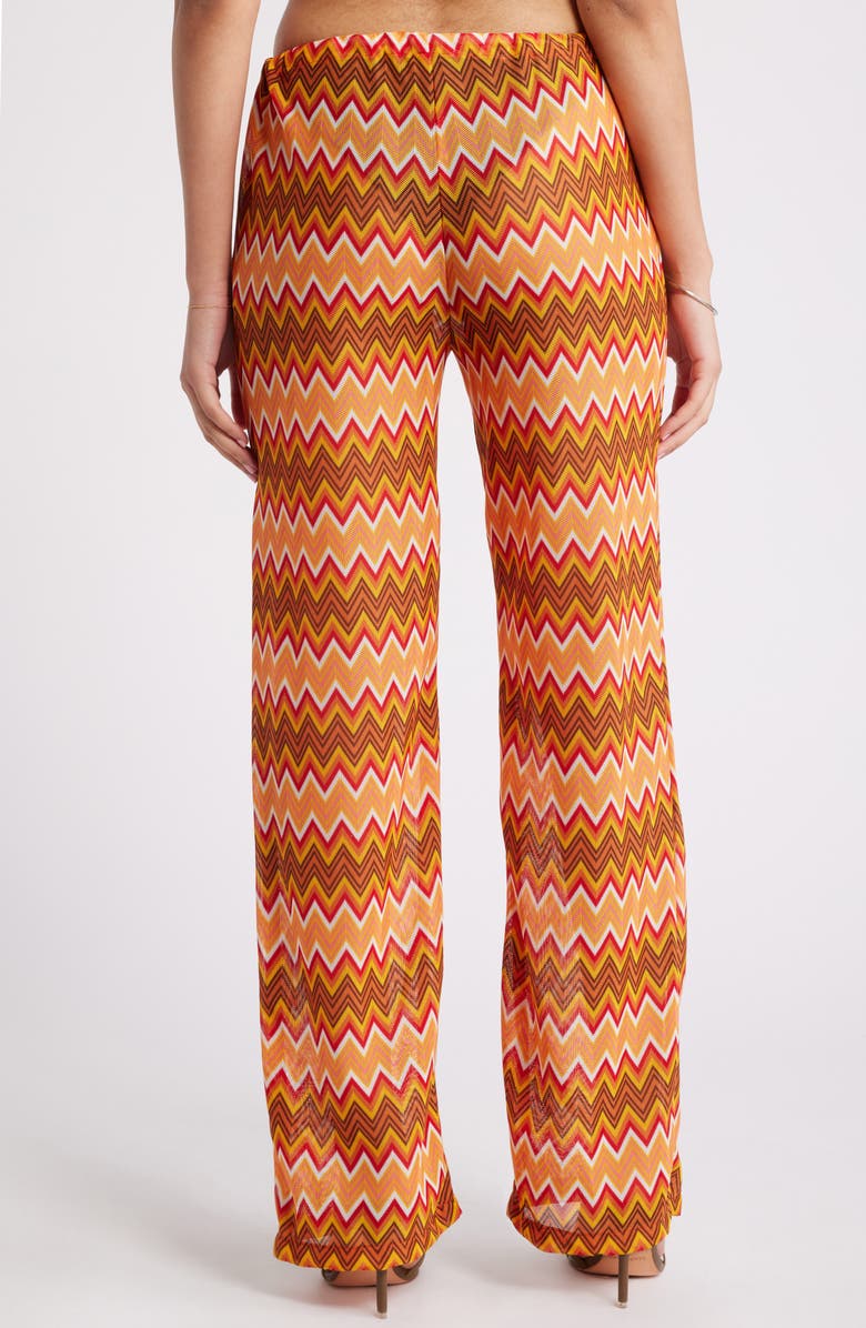 Mistress Rocks Chevron Knit Drawstring Pants, Alternate, color, Multi Colour