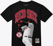 Mitchell & Ness Men's Mitchell & Ness David Ortiz Black Boston Red Sox Photo Arch Player Graphic T-Shirt