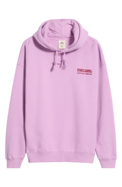 Surf Puff Print Graphic Hoodie