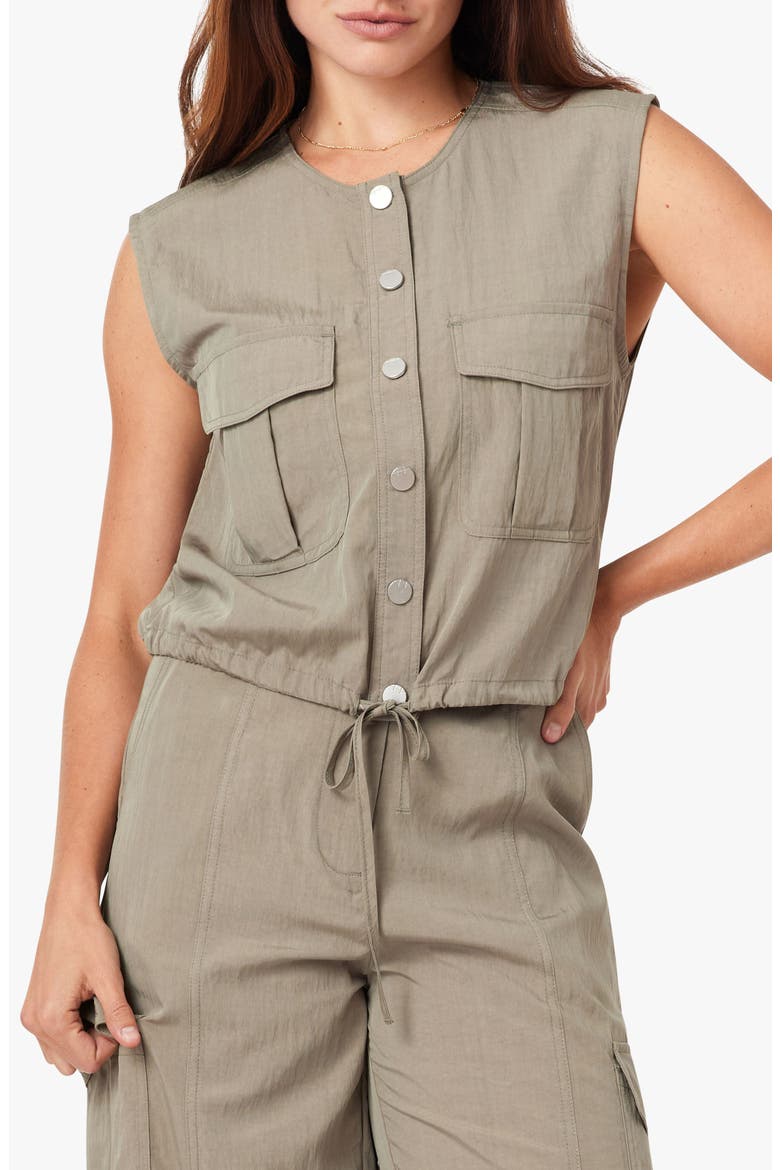 Utility Button-Up Top, Main, color, VETIVER