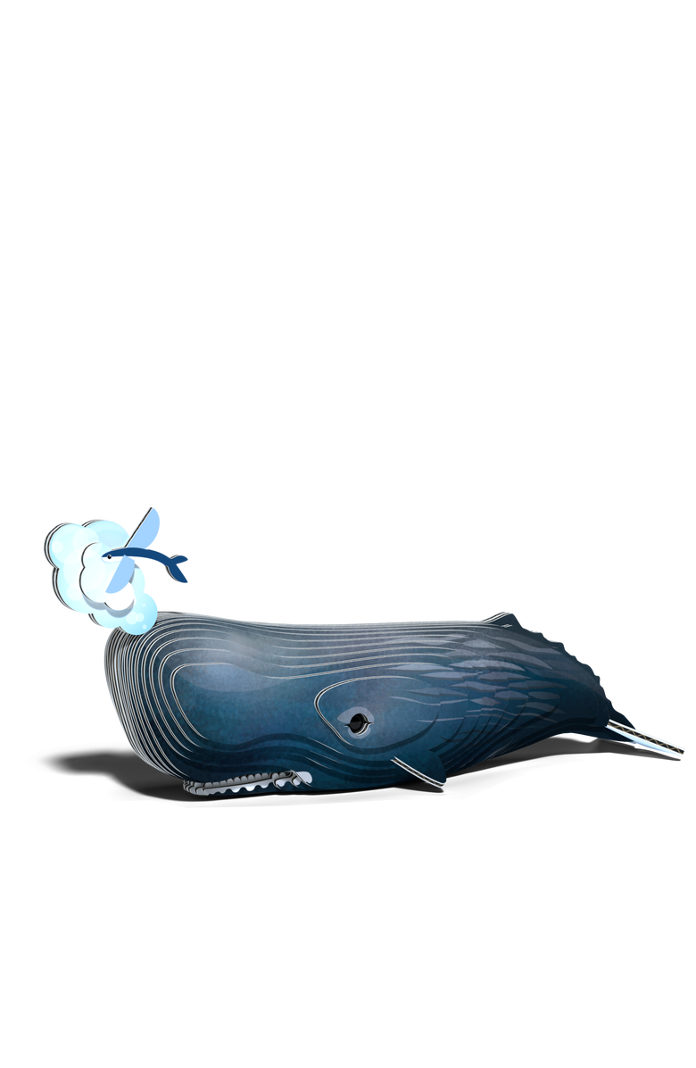 Eugy Puzzles Sperm Whale 3D Puzzle, Alternate, color, NO COLOR